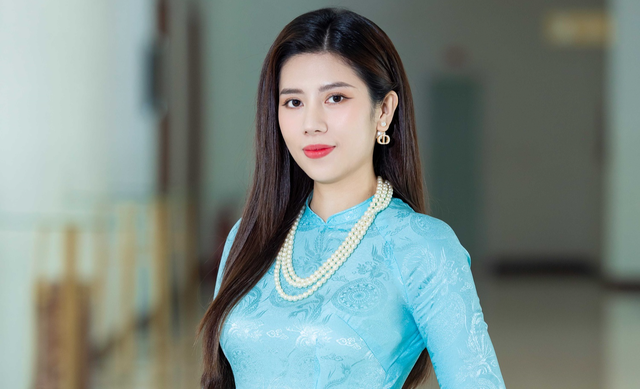 Hoa hậu Dương Yến Nhung chia sẻ tình yêu thương với nạn nhân chất độc da cam - Ảnh 1.