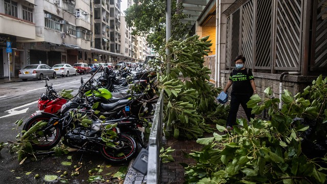 Trung Quốc đối phó siêu bão - Ảnh 1.