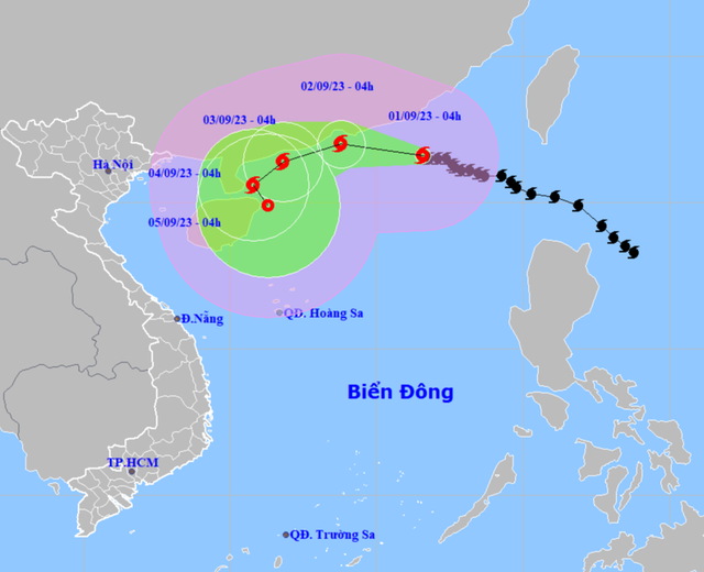 Bão số 3 (Sao La) sắp đổ bộ Trung Quốc, ít ảnh hưởng Việt Nam - Ảnh 1.