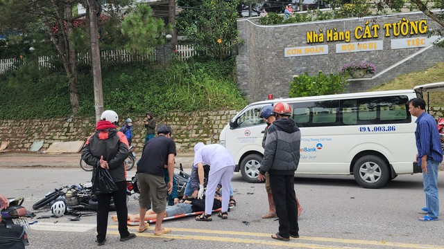 Đà Lạt: Tai nạn giao thông nghiêm trọng 1 người tử vong, 1 người nguy kịch  - Ảnh 2.