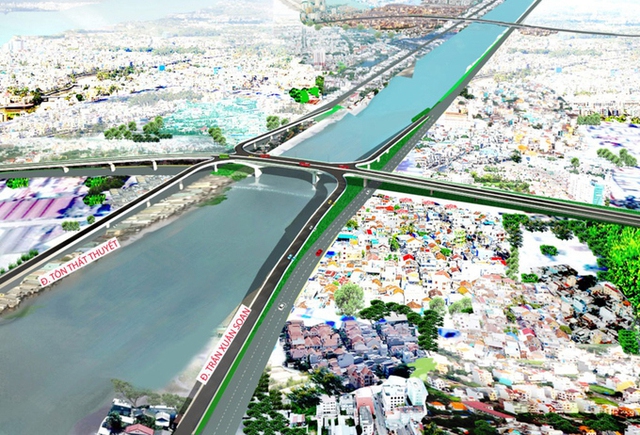 Cuối năm nay sẽ trình dự án cầu đường Nguyễn Khoái 'cứu' giao thông khu nam TP.HCM - Ảnh 1.
