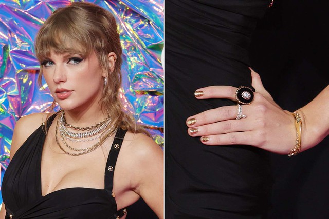 Taylor Swift làm mất kim cương 12.000 USD tại lễ trao giải VMAs 2023 - Ảnh 1.