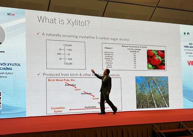 Báo cáo về Xylitol được trình bày tại Hội nghị Khoa học và Triển lãm Răng Hàm Mặt Quốc tế (VIDEC) 2023 tổ chức bởi Hội Răng Hàm Mặt Việt Nam