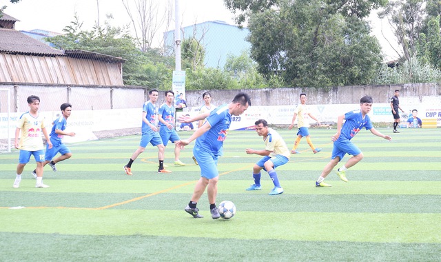 Sôi nổi Giải bóng đá Thanh niên công nhân khu vực Đồng bằng Sông Tiền - Ảnh 6.