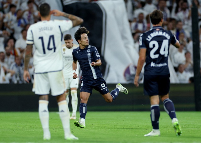 Ngôi sao người Nhật Bản không thể cản mạch chiến thắng của Real Madrid - Ảnh 1.