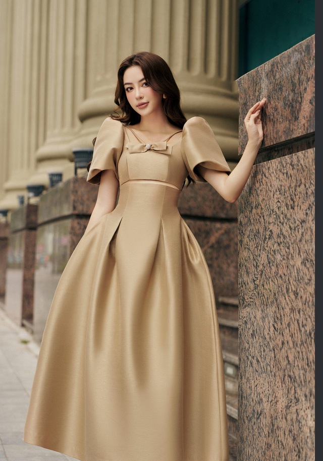 Top 10+ kiểu váy vintage hoa nhí dáng dài Hàn Quốc đẹp