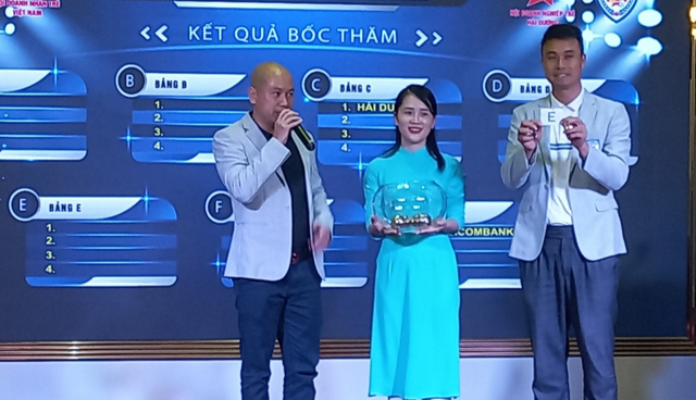 Bốc thăm, chia bảng giải bóng đá Doanh nhân trẻ toàn quốc - Ảnh 2.