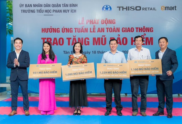 THISO Retail trao 6.500 mũ bảo hiểm đạt chuẩn cho học sinh quận Gò Vấp, Tân Bình - Ảnh 6.