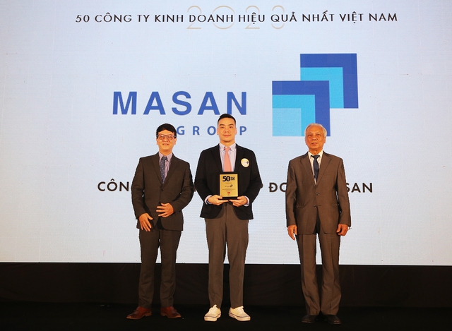 Masan 10 năm được vinh danh Top 50 Công ty kinh doanh hiệu quả nhất Việt Nam - Ảnh 1.