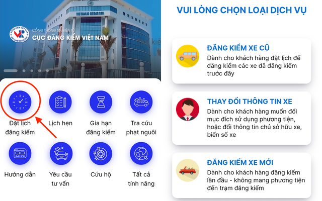 Người dùng ô tô có thể tra cứu phạt nguội bằng ứng dụng đặt lịch đăng kiểm - Ảnh 2.