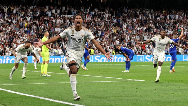 Jude Bellingham liên tục ghi bàn giúp Real Madrid thắng trận, HLV Carlo Ancelotti kinh ngạc - Ảnh 2.