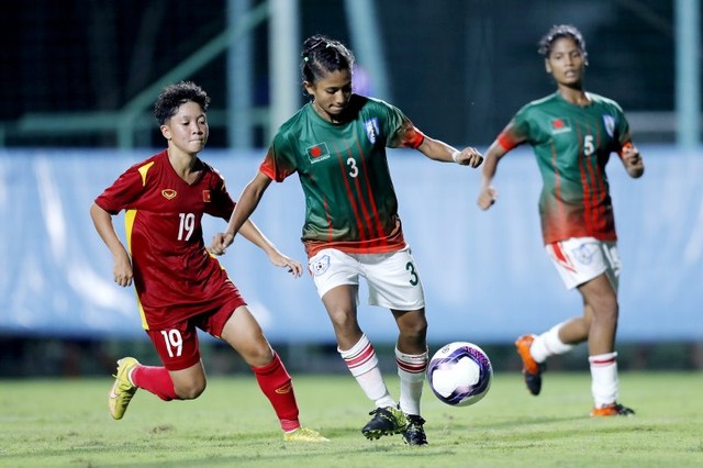 U.17 nữ Việt Nam thắng nhẹ nhàng ở trận ra quân vòng loại châu Á - Ảnh 1.