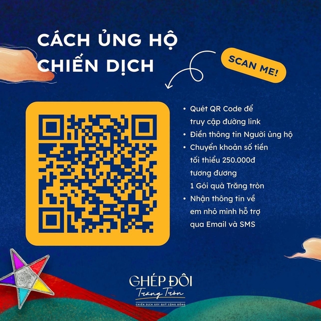 'Ghép đôi trăng tròn' ủng hộ 1.000 phần quà cho trẻ em nghèo dịp Trung thu - Ảnh 2.