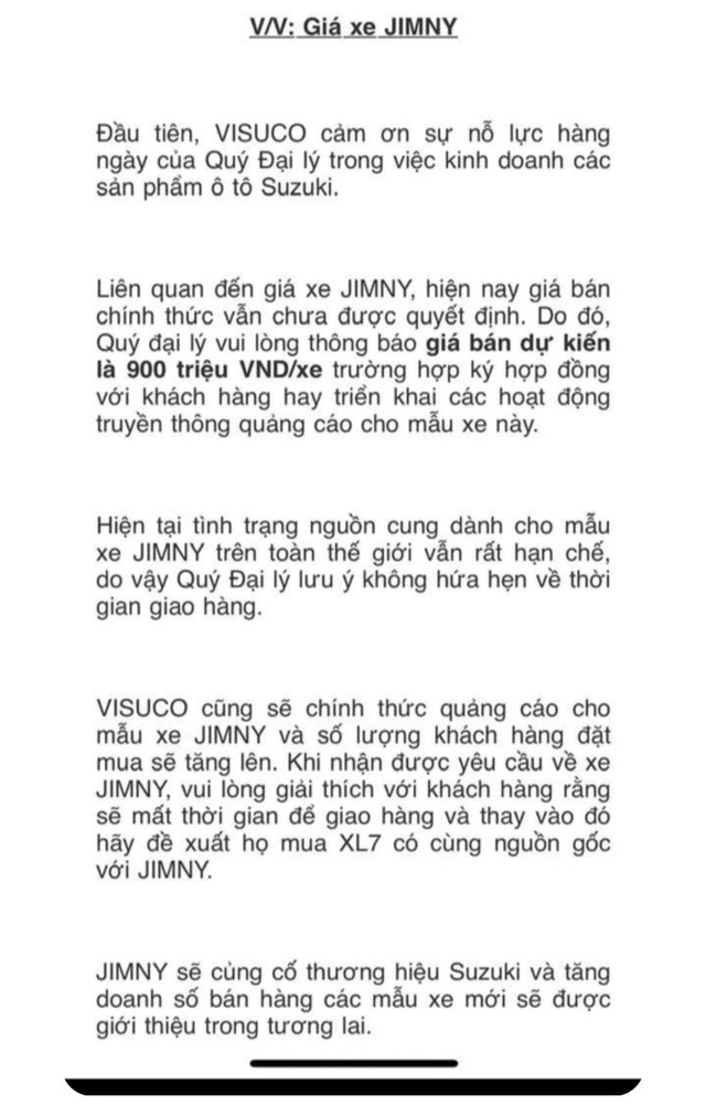 Suzuki Jimny không 'hứa' giao hàng tại Việt Nam, &quot;hét&quot; giá lên tới 900 triệu đồng   - Ảnh 2.