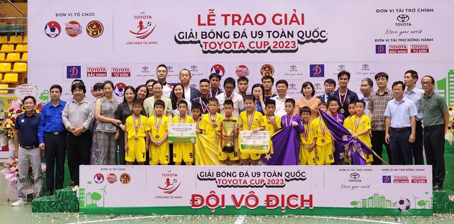 Toyota nỗ lực ươm mầm tài năng trẻ bóng đá Việt Nam