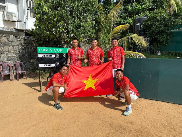 Xác định đối thủ của đội tuyển quần vợt Việt Nam ở play-off nhóm II Davis Cup - Ảnh 1.