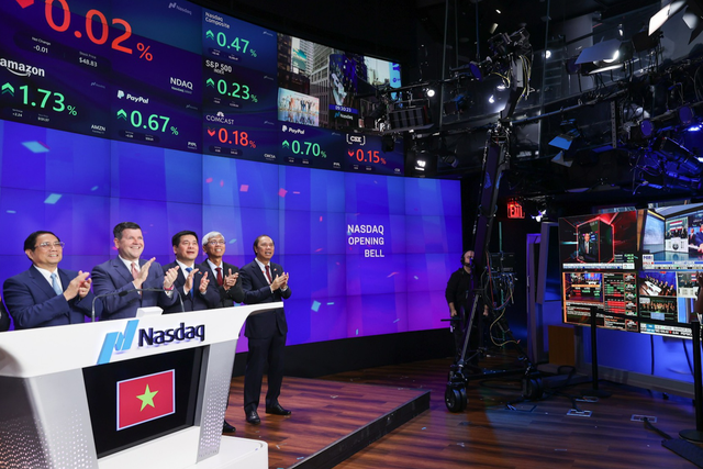Thủ tướng rung chuông sàn giao dịch chứng khoán NASDAQ - Ảnh 5.