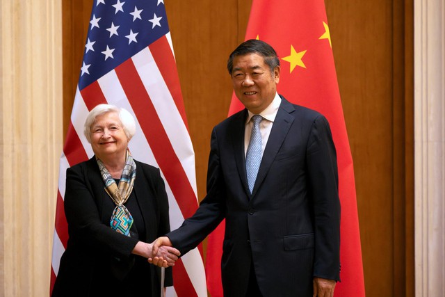 Mỹ lập 2 nhóm công tác liên lạc về kinh tế, tài chính với Trung Quốc - Ảnh 1.