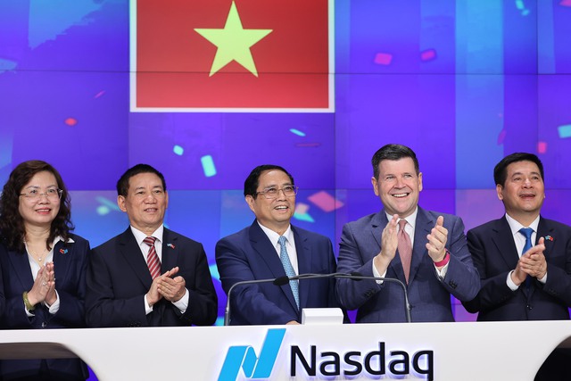 Thủ tướng rung chuông sàn giao dịch chứng khoán NASDAQ - Ảnh 3.