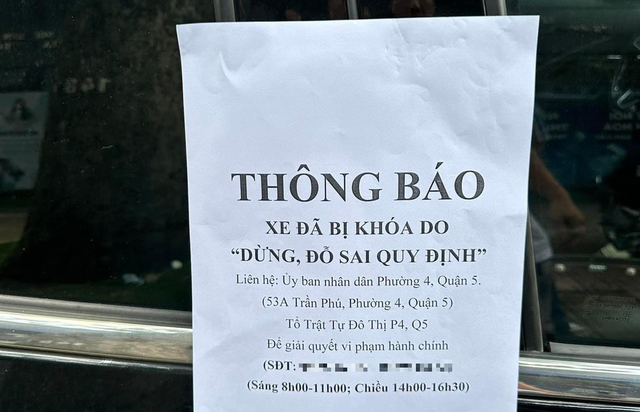 Trật tự đô thị có được khóa bánh xe xử lý vi phạm dừng, đỗ? - Ảnh 3.