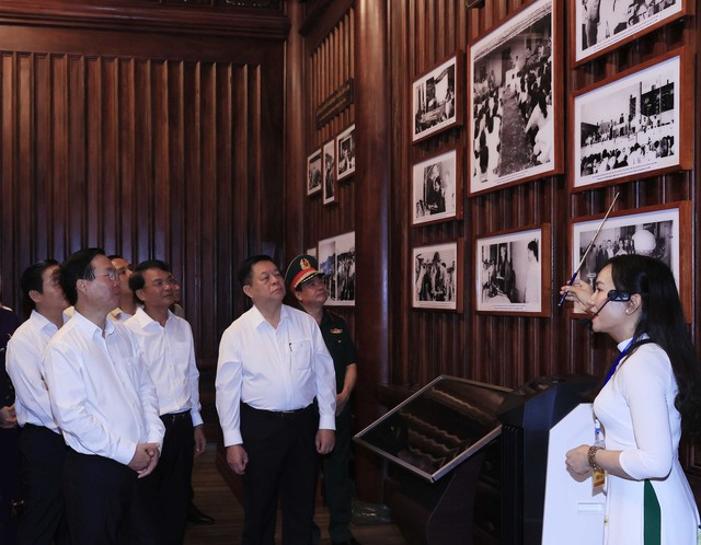 Chủ tịch nước Võ Văn Thưởng dự lễ kỷ niệm 65 năm Bác Hồ thăm Lào Cai - Ảnh 3.