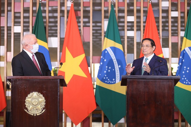 Tổng thống Brazil Lula da Silva hội đàm với Thủ tướng Phạm Minh Chính - Ảnh 5.