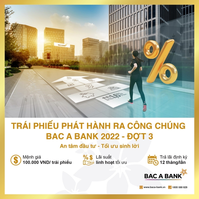 BAC A BANK chính thức phát hành hơn 3.000 tỉ đồng trái phiếu ra công chúng  - Ảnh 1.