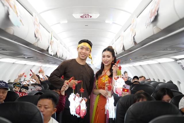 Ngày Tết Trung thu đặc biệt của các bạn nhỏ trên những chuyến bay Vietjet - Ảnh 6.