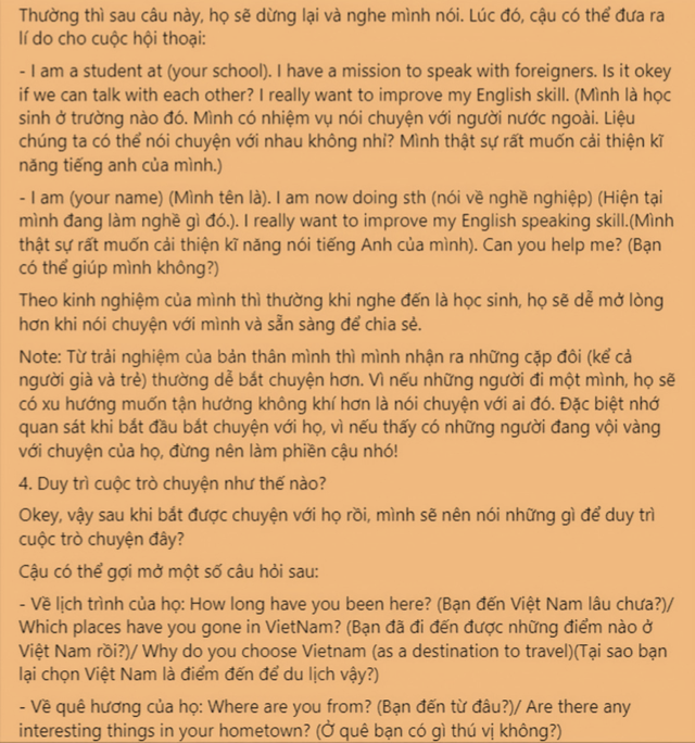 Rèn luyện ngoại ngữ bằng cách ‘săn Tây’?  - Ảnh 2.