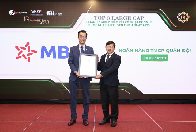 MB tiếp tục vào Top 3 doanh nghiệp được nhà đầu tư yêu thích nhất - Ảnh 1.