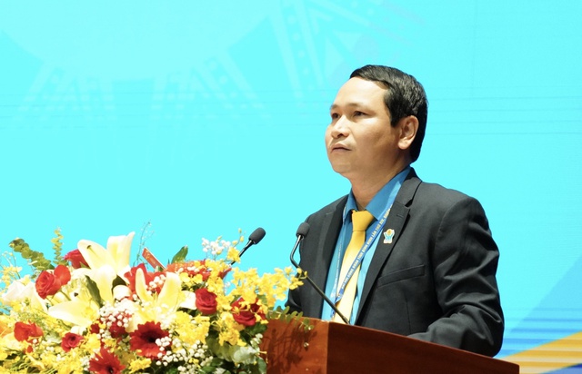 Ông Hà Duy Trung tái đắc cử Chủ tịch Liên đoàn Lao động tỉnh Bình Định - Ảnh 2.