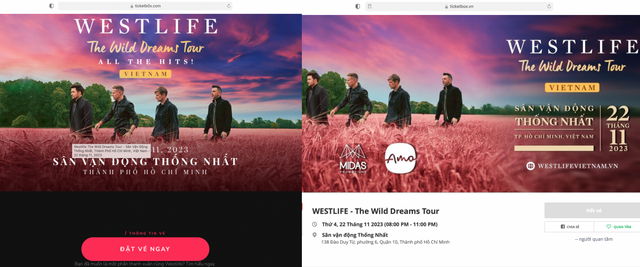 Nhiều khán giả bị lừa đảo khi mua vé concert Westlife tại Việt Nam  - Ảnh 2.
