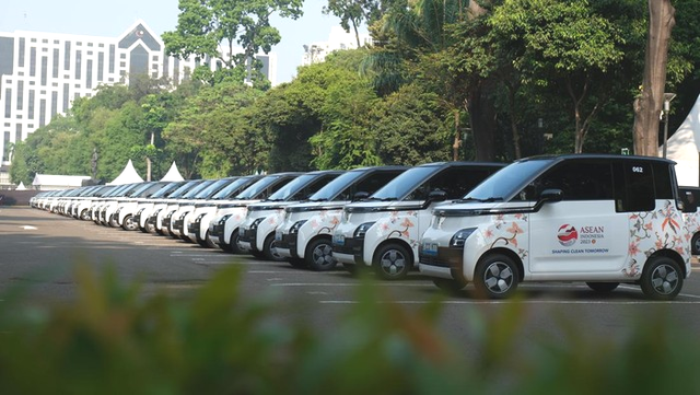 Ô tô điện Wuling Air EV trở thành xe phục vụ Hội nghị Cấp cao ASEAN 2023 - Ảnh 1. Ô tô điện Wuling Air EV trở thành xe phục vụ Hội nghị Cấp cao ASEAN 2023 - Ảnh 1.