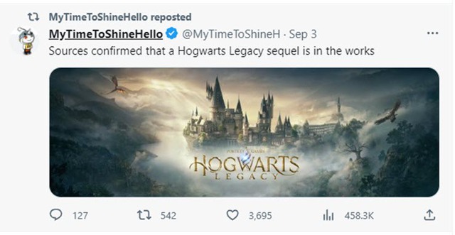 Rò rỉ thông tin Hogwarts Legacy 2 đang được phát triển - Ảnh 1. Rò rỉ thông tin Hogwarts Legacy 2 đang được phát triển - Ảnh 1.
