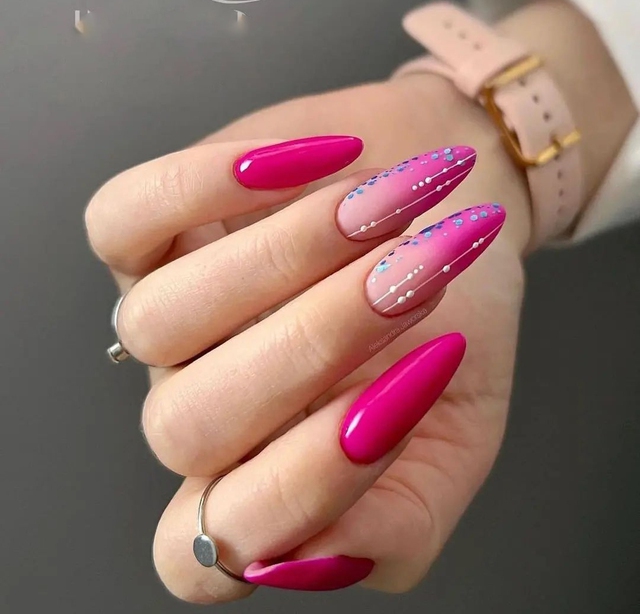 Bộ nail hồng siêu dễ thương và ngọt ngào | Bộ sưu tập do Lo Ve đăng | Lemon8