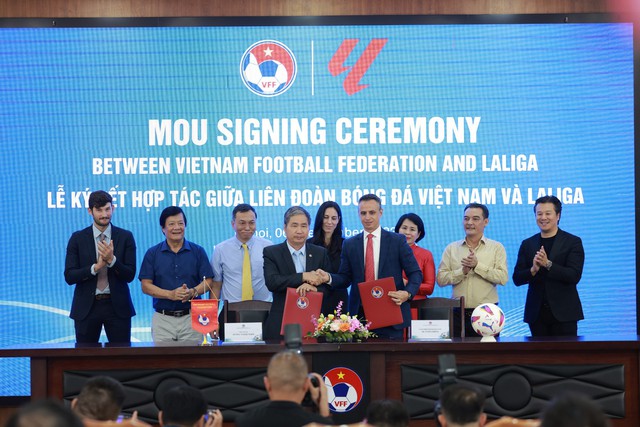 VFF bắt tay hợp tác với La Liga đến 2026 - Ảnh 1.