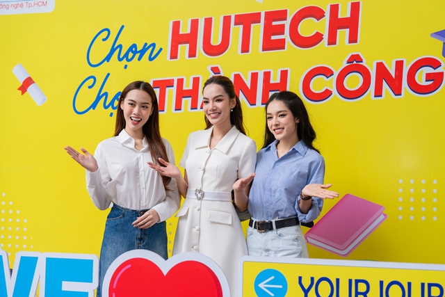 Vừa đăng quang Hoa hậu Hòa bình, Lê Hoàng Phương đăng ký học thạc sĩ tại HUTECH - Ảnh 2.