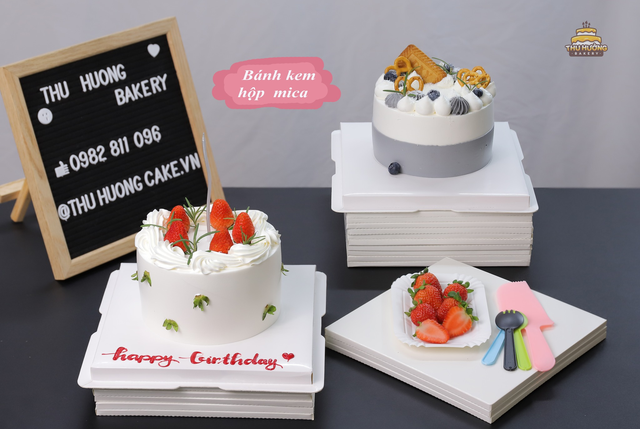 Bánh sinh nhật mini Thu Hường Bakery - Sáng tạo mới khiến giới trẻ mê mẩn - Ảnh 1.