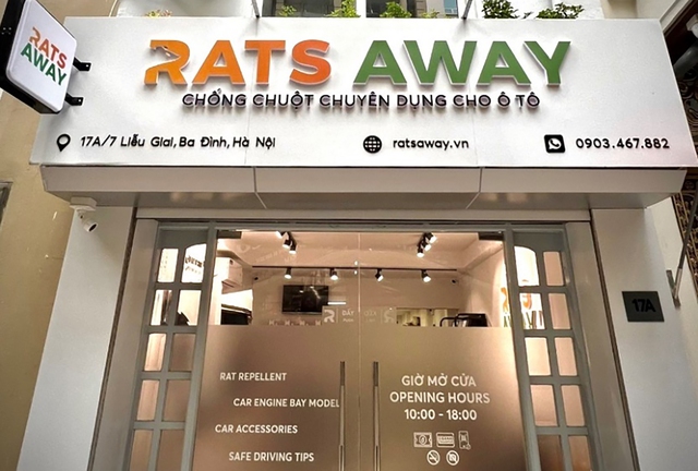 Showroom của Rats Away tại Hà Nội