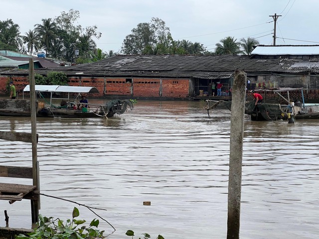 Vĩnh Long: Phát hiện thi thể nam giới trên sông Trà Ôn - Ảnh 1. Vĩnh Long: Phát hiện thi thể nam giới trên sông Trà Ôn - Ảnh 1.