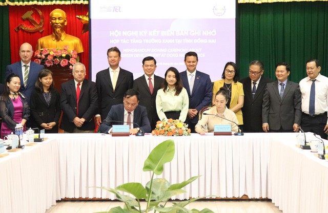 Liên minh Saigontel và tỉnh Đồng Nai ký ghi nhớ hợp tác về tăng trưởng xanh - Ảnh 1.