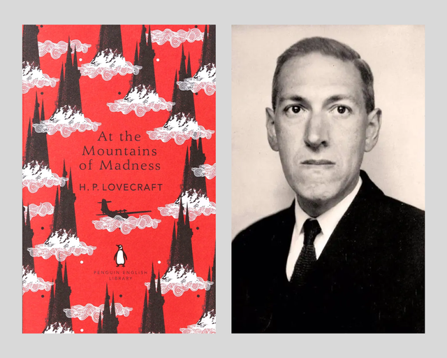Tiểu thuyết Tại rặng núi cuồng điên của nhà văn H.P.Lovecraft. Ảnh NXB và The New York Times