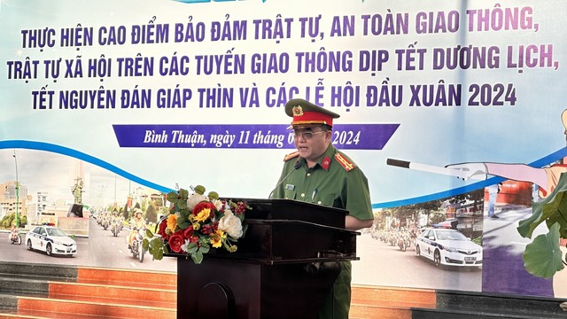 CSGT Bình Thuận sử dụng công nghệ số khi tuần tra, kiểm soát giao thông- Ảnh 1.