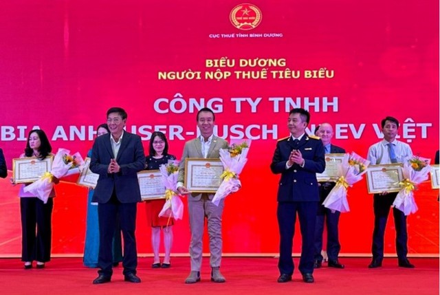 AB InBev Việt Nam được biểu dương Người nộp thuế tiêu biểu 2020-2022- Ảnh 1.