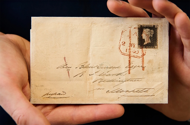 Bức thư đầu tiên trên thế giới được gửi bằng tem có giá khoảng 2,5 triệu USD- Ảnh 1.