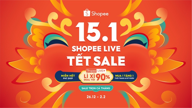 Săn loạt đồ dùng cầu may mắn cho năm mới sale khủng ngày 15.1 trên Shopee- Ảnh 1.
