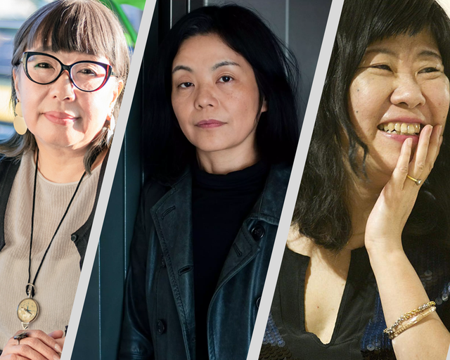 3 nhà văn nữ lưu quan trọng của văn học hiện đại Nhật Bản, gồm Amy Amanda, Yoko Tawada và Banana Yoshimoto. Ảnh TD tổng hợp (1)