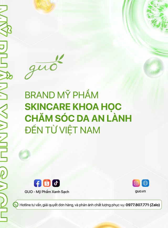 GUO Mỹ Phẩm Xanh Sạch - Skincare khoa học, chăm da an lành- Ảnh 1.