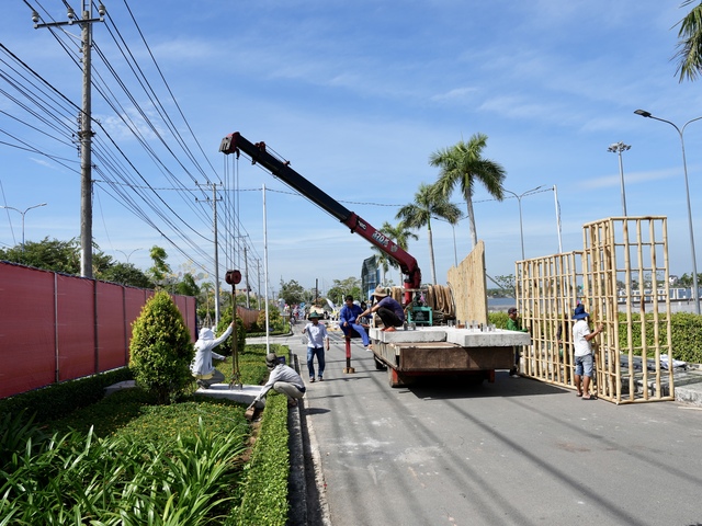 Xuyên Mộc tất bật chỉnh trang đô thị đón Tết Nguyên đán Giáp Thìn- Ảnh 5.