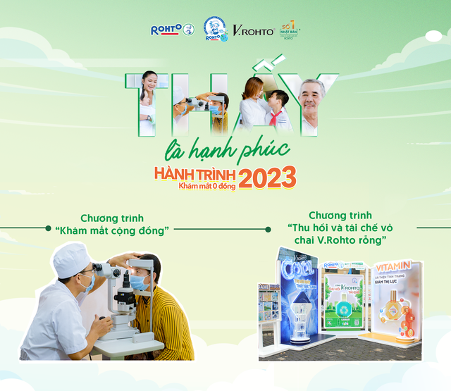 V.Rohto Việt Nam khép lại hành trình 'Thấy là hạnh phúc' 2023 với nhiều hoạt động- Ảnh 1.